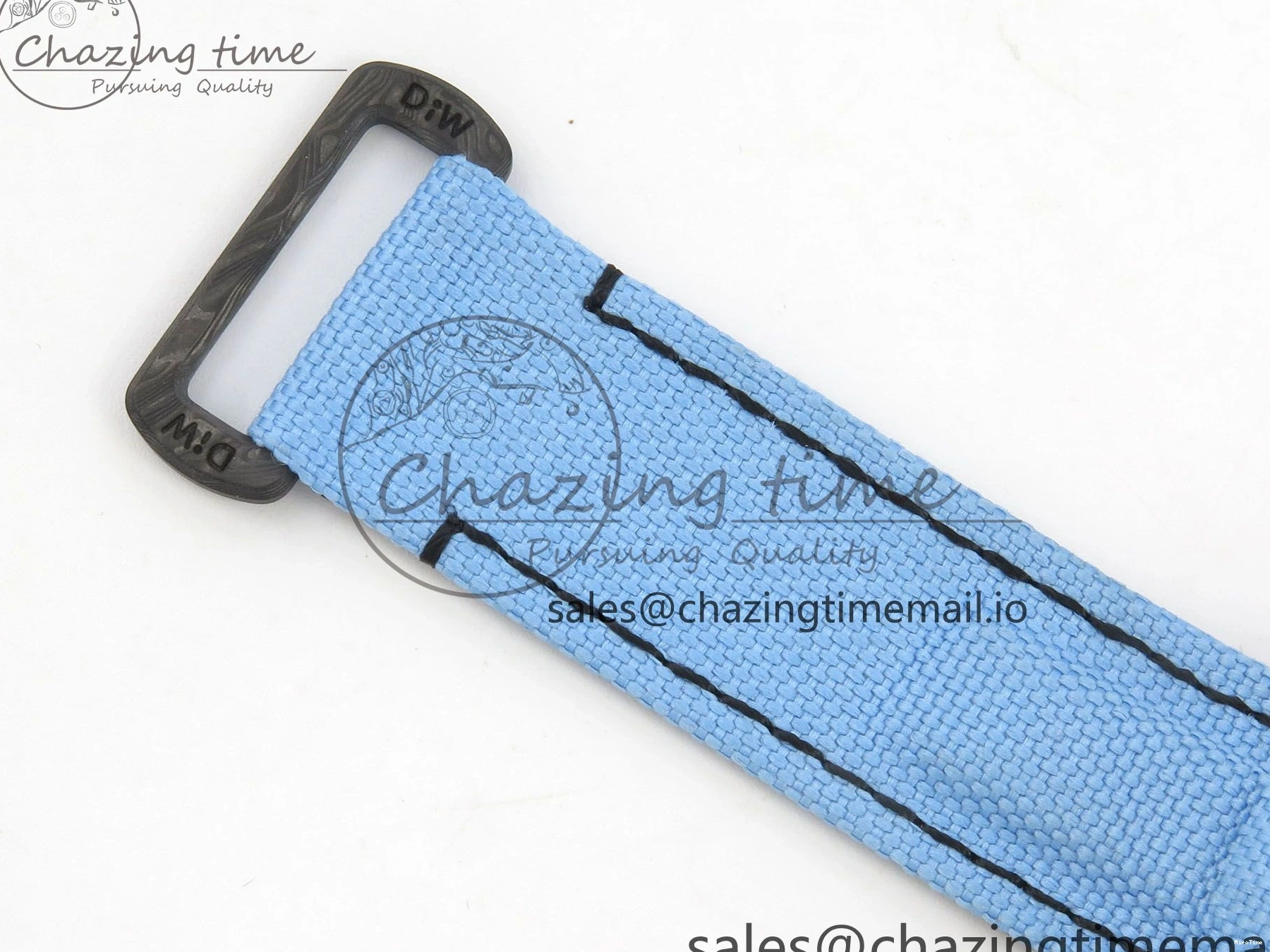 MiroTime 0403 Attractive Daytona DIW Carbon Case and Bezel DIWF Edition Black Dial on Blue Nylon Strap A 71